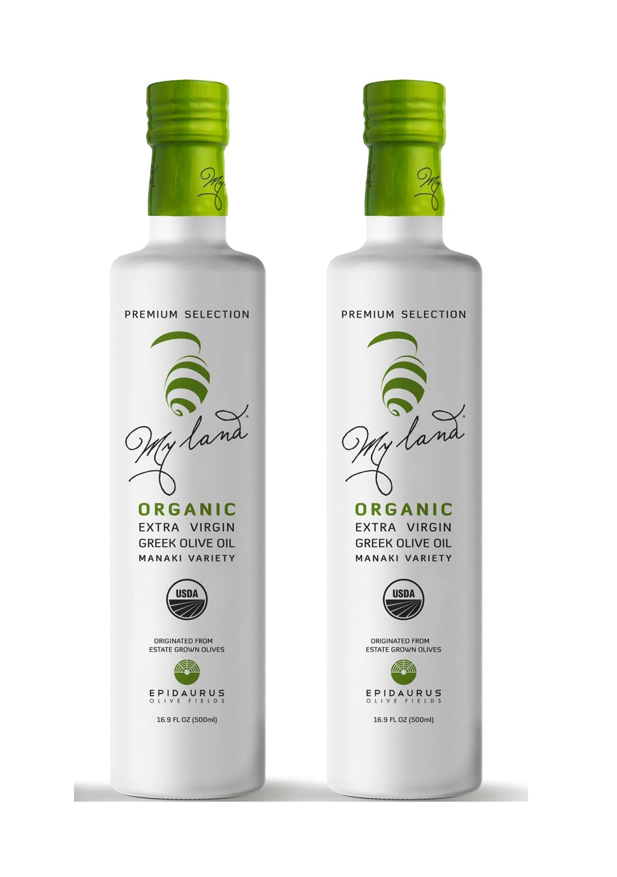 My Land Organic EVOO Manaki 17 fl oz bottle