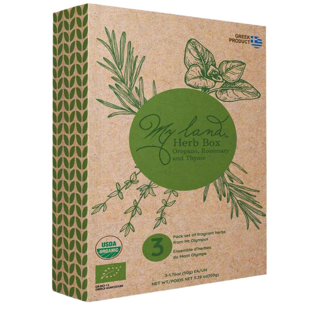My Land Herb Box 3-Pack Set - Greek Mountain Herbs