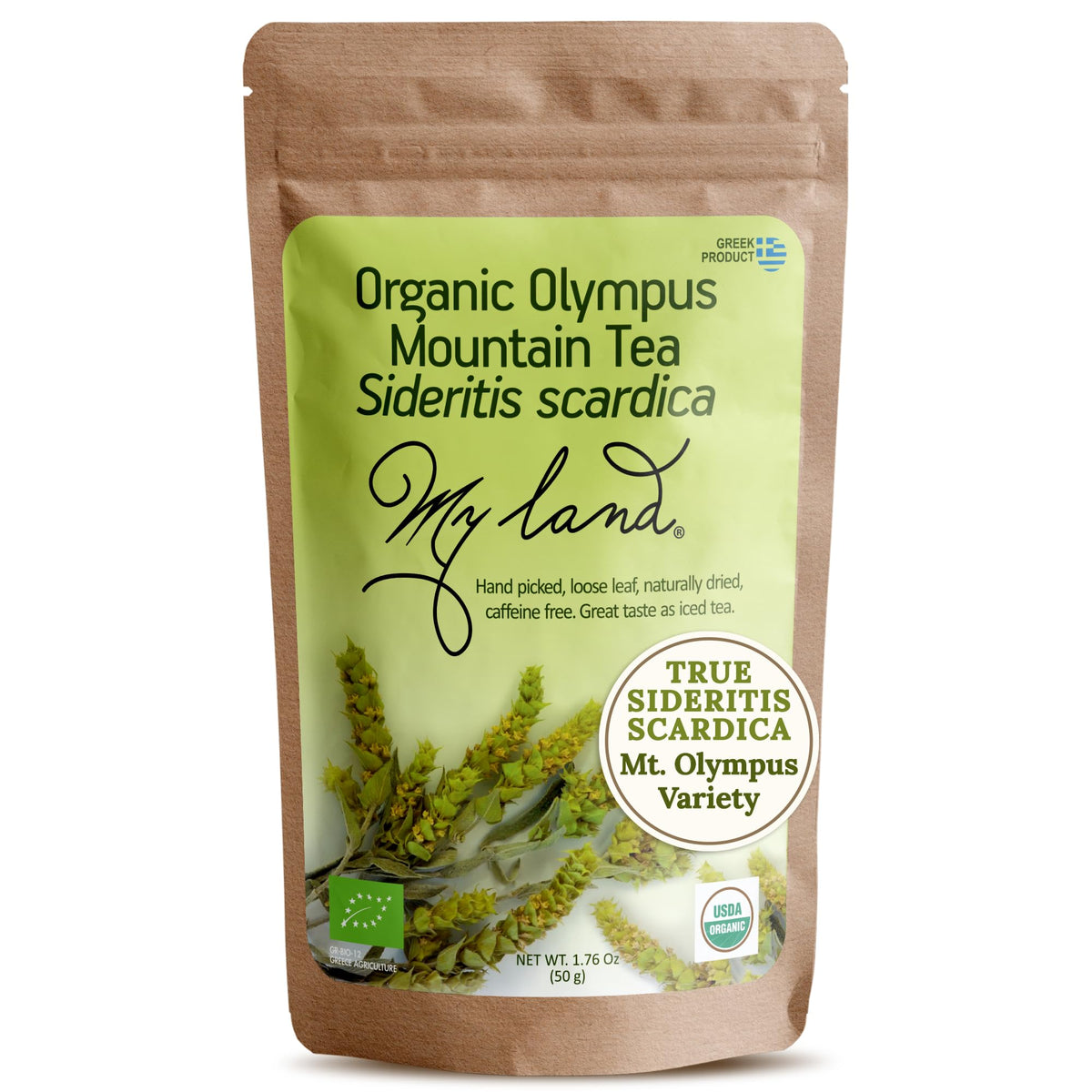 My Land Greek Mountain Tea Loose Leaf - lifestyle brew
