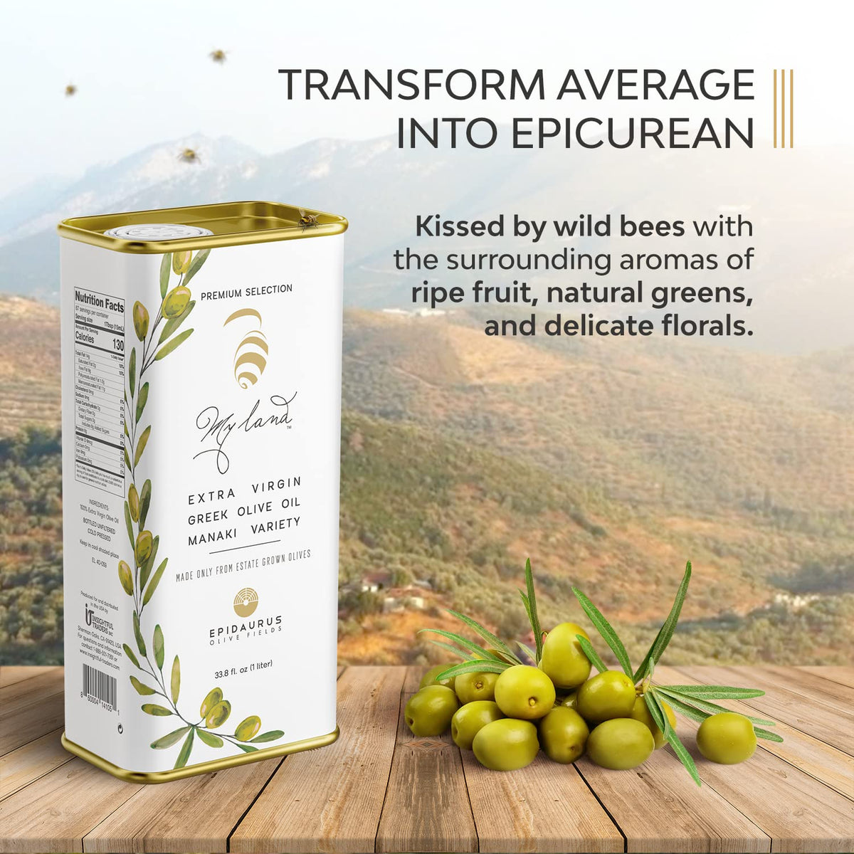 Extra Virgin Olive Oil – 1L Tin