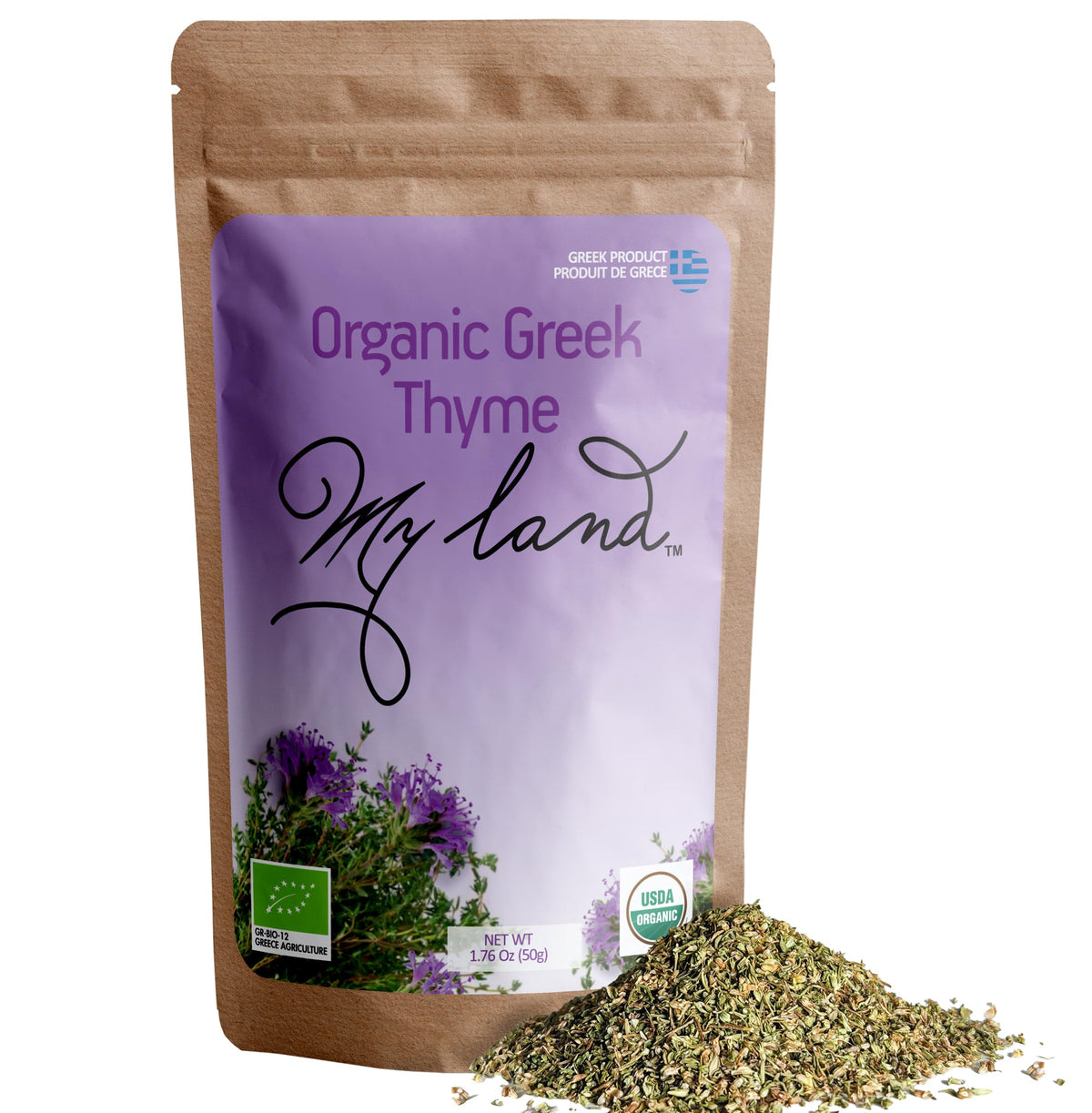 My Land Organic Greek Thyme Mt. Olympus 50g