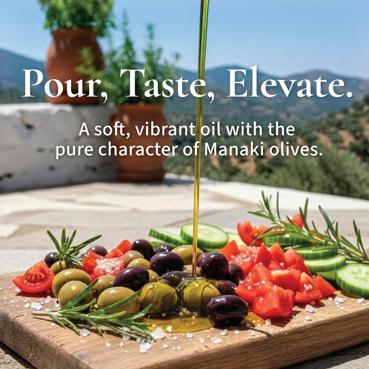 Peak: Original Extra Virgin Olive Oil - 16.9 oz Bottle