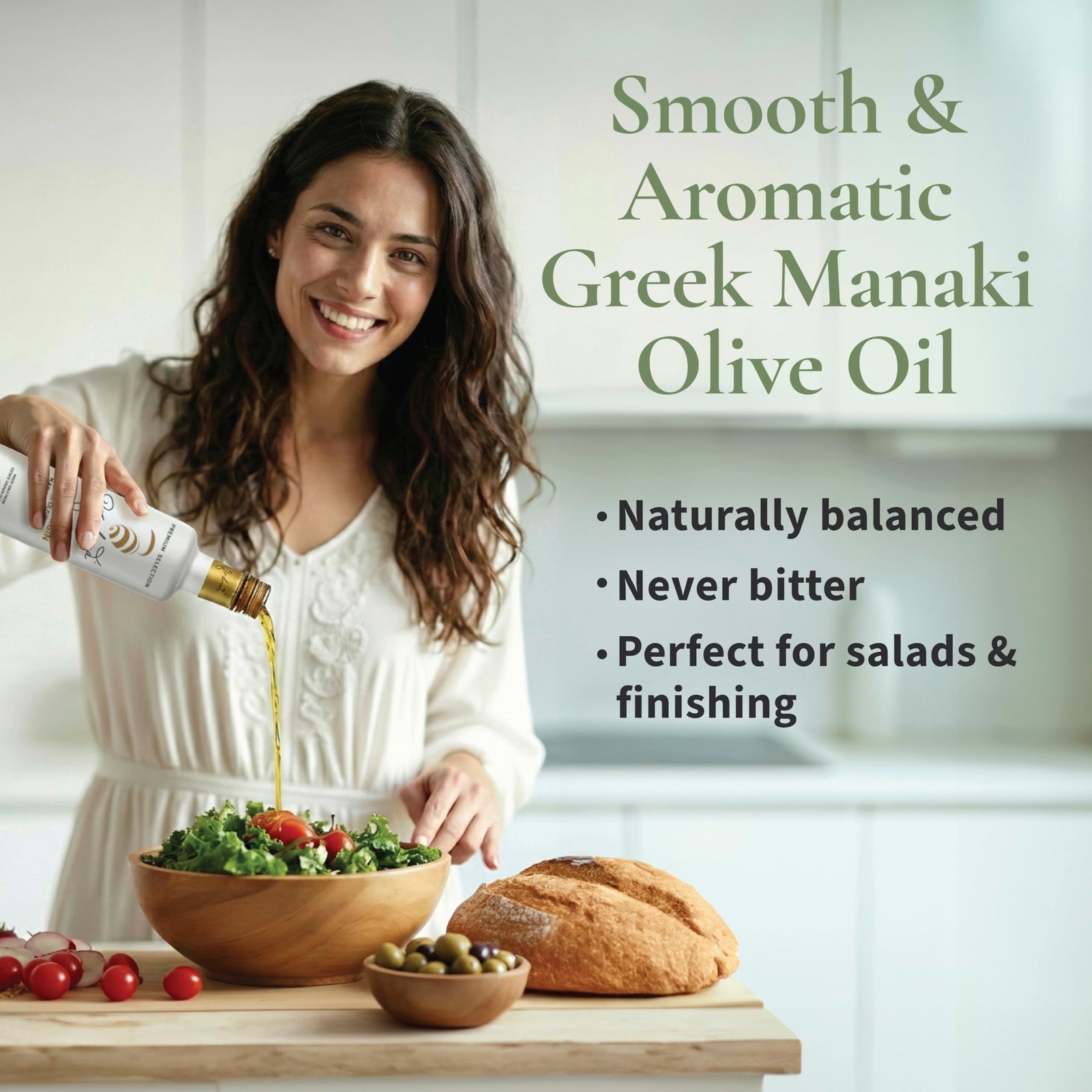 Peak: Original Extra Virgin Olive Oil - 16.9 oz Bottle