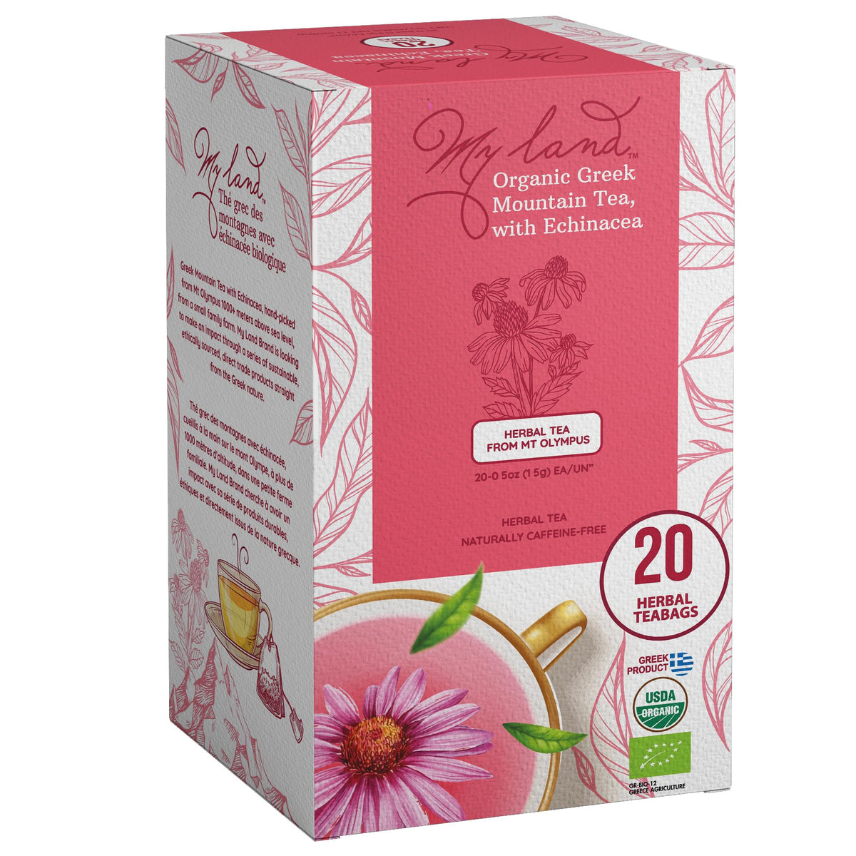 My Land Mountain Tea with Echinacea 20 bags packaging