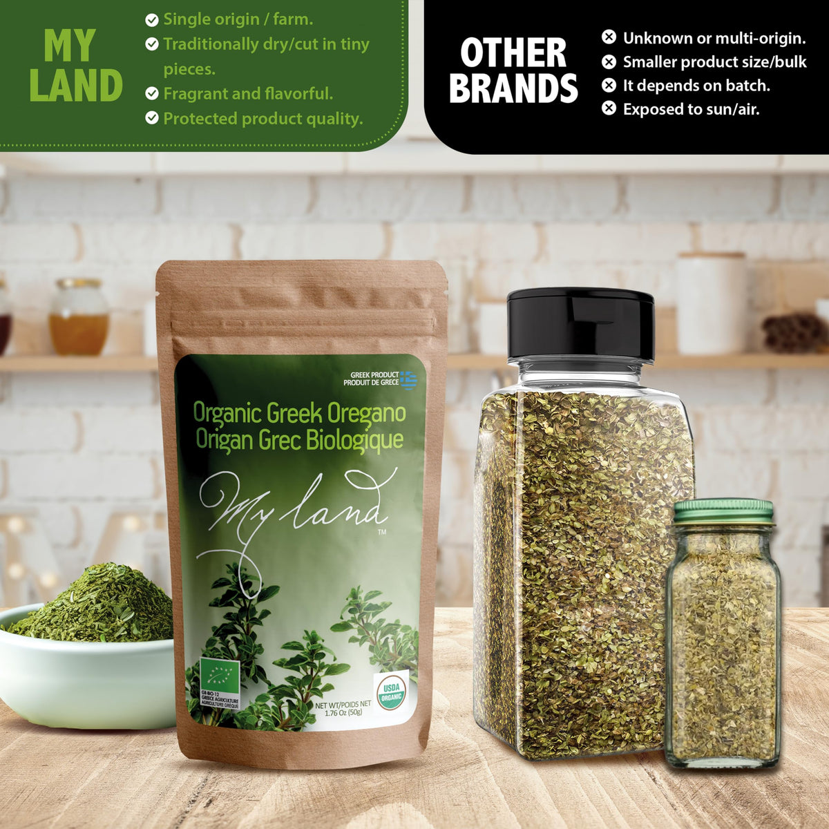 Organic Greek Oregano – Mt. Olympus (50g)