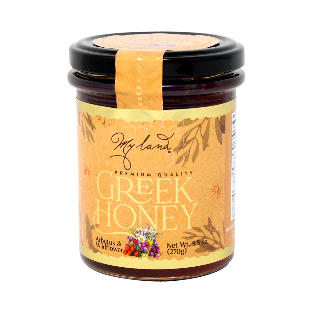 Arbutus and Wildflower Greek Honey | My Land