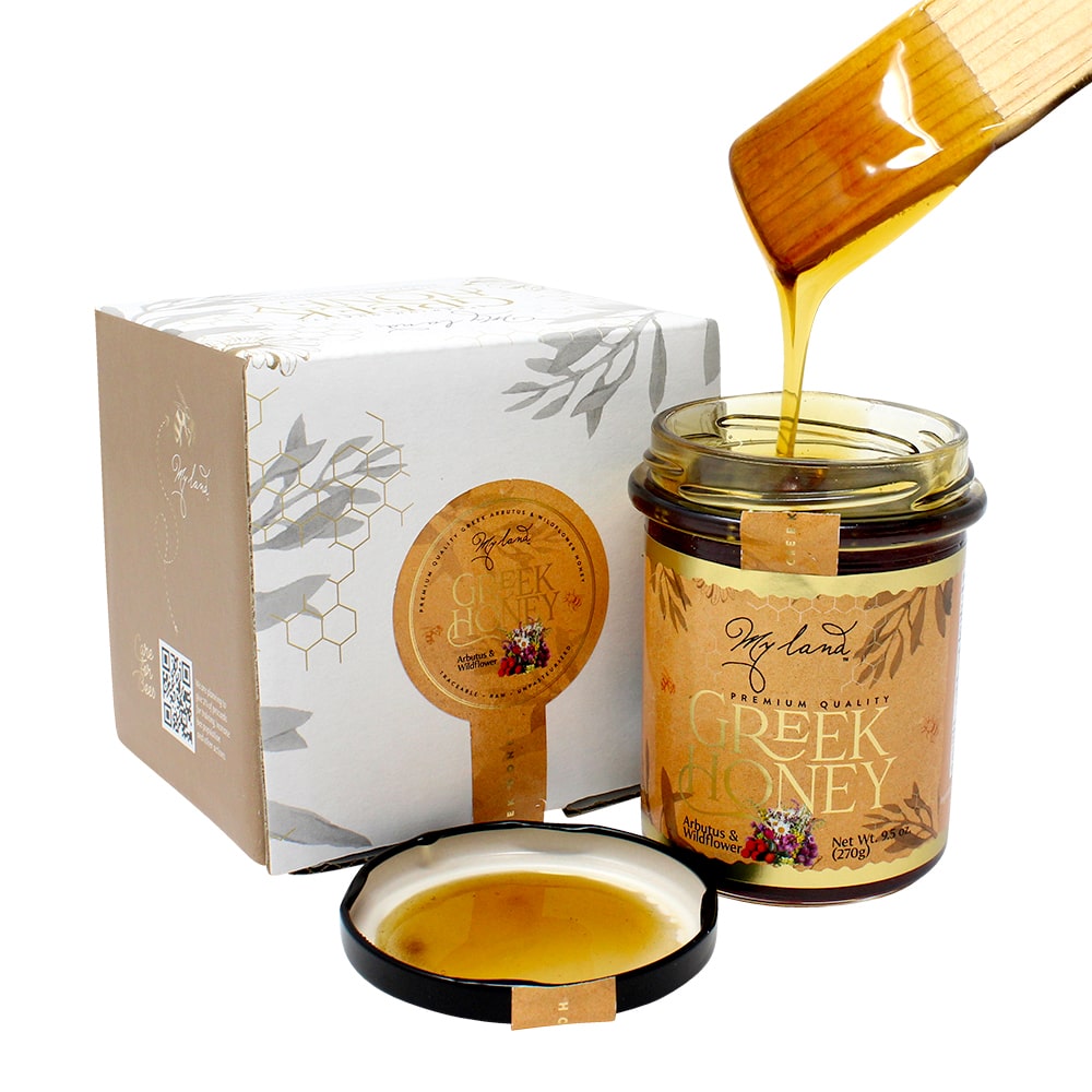 Arbutus and Wildflower Greek Honey | My Land