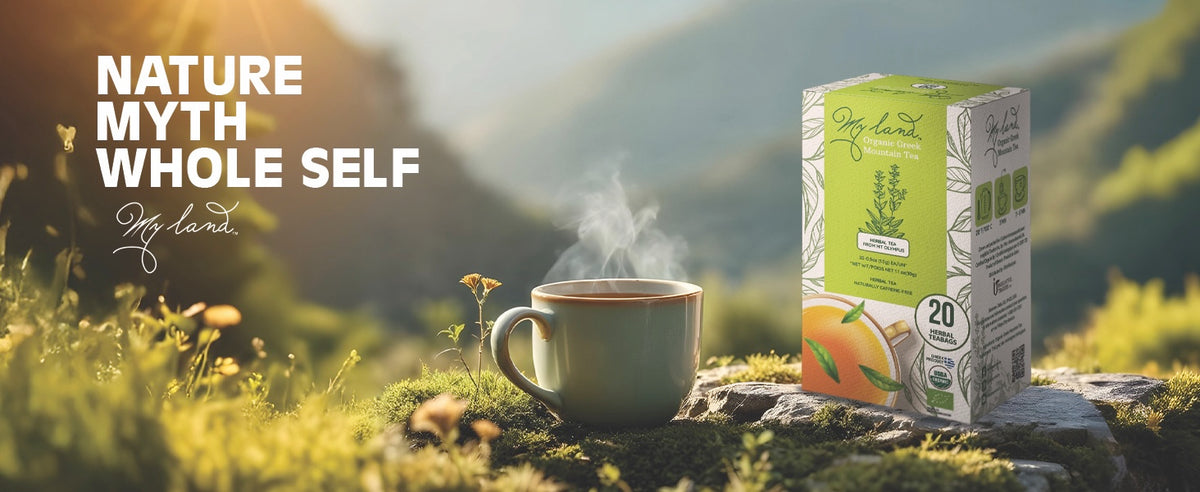 My Land Mountain Tea Bags - GREEK TEA  BANNER 2