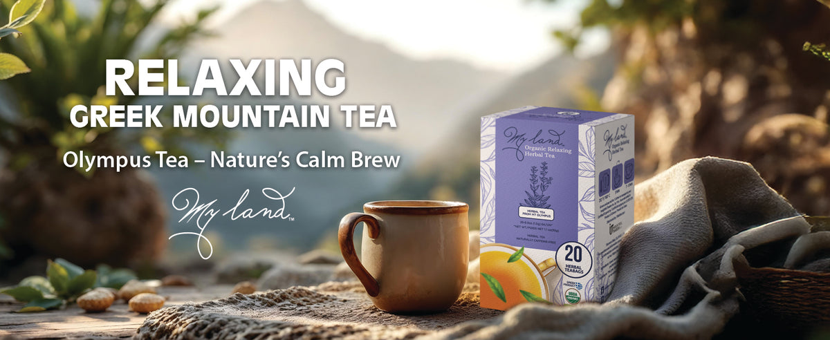 My Land Mountain Tea Chamomile - GREEK TEA RELAXING BANNER