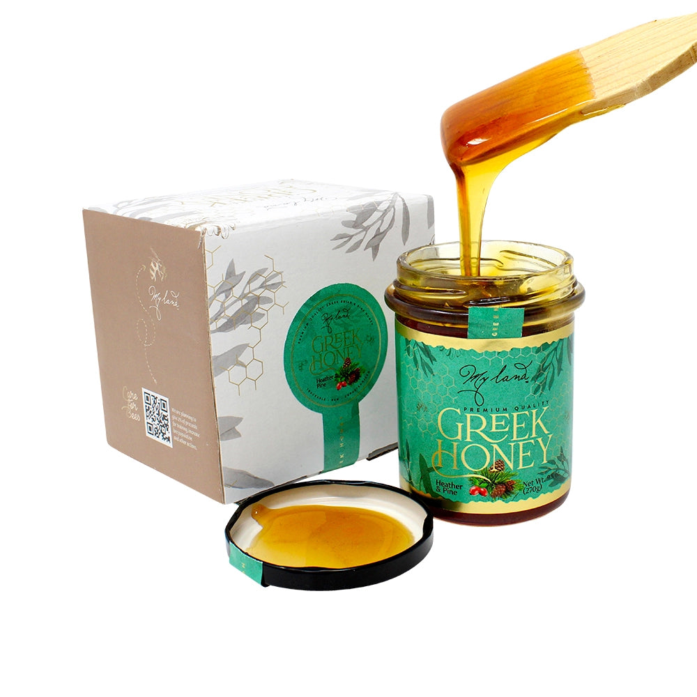 Heather and Pine Greek Honey | My Land
