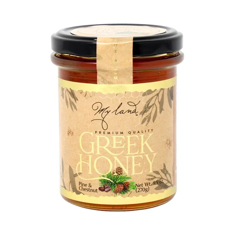 Pine and chestnut Greek Honey | My land