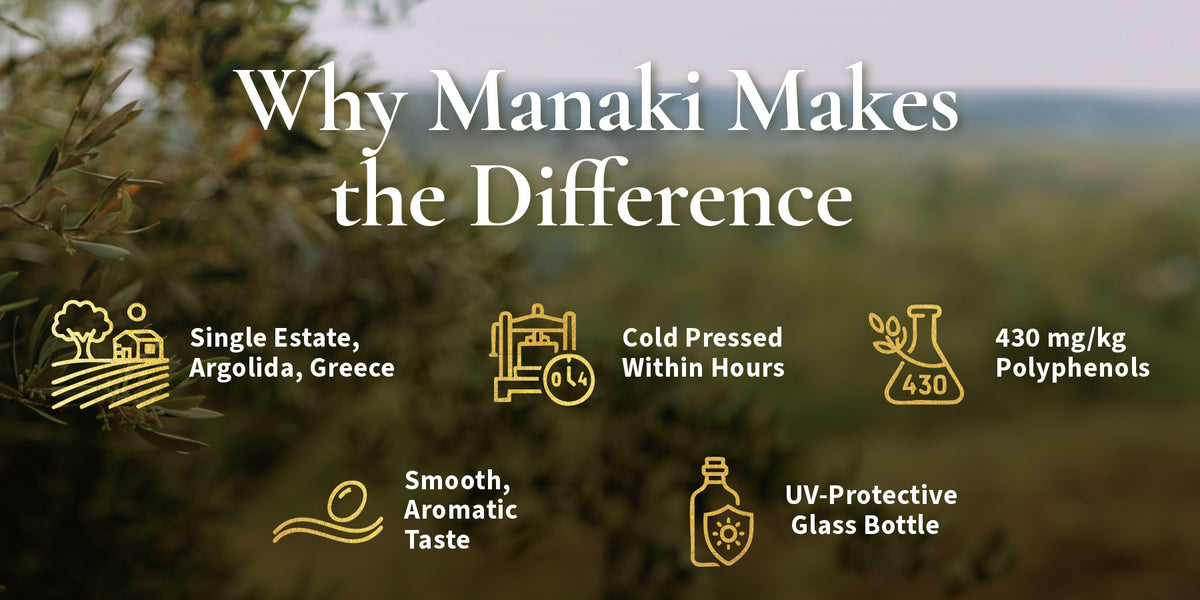 My Land Greek olive oil bottles - premium Peloponnese extra virgin olive oil