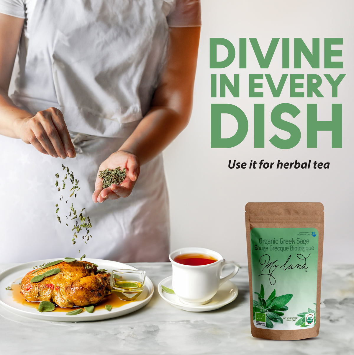 My Land Sage Tea - divine in every dish