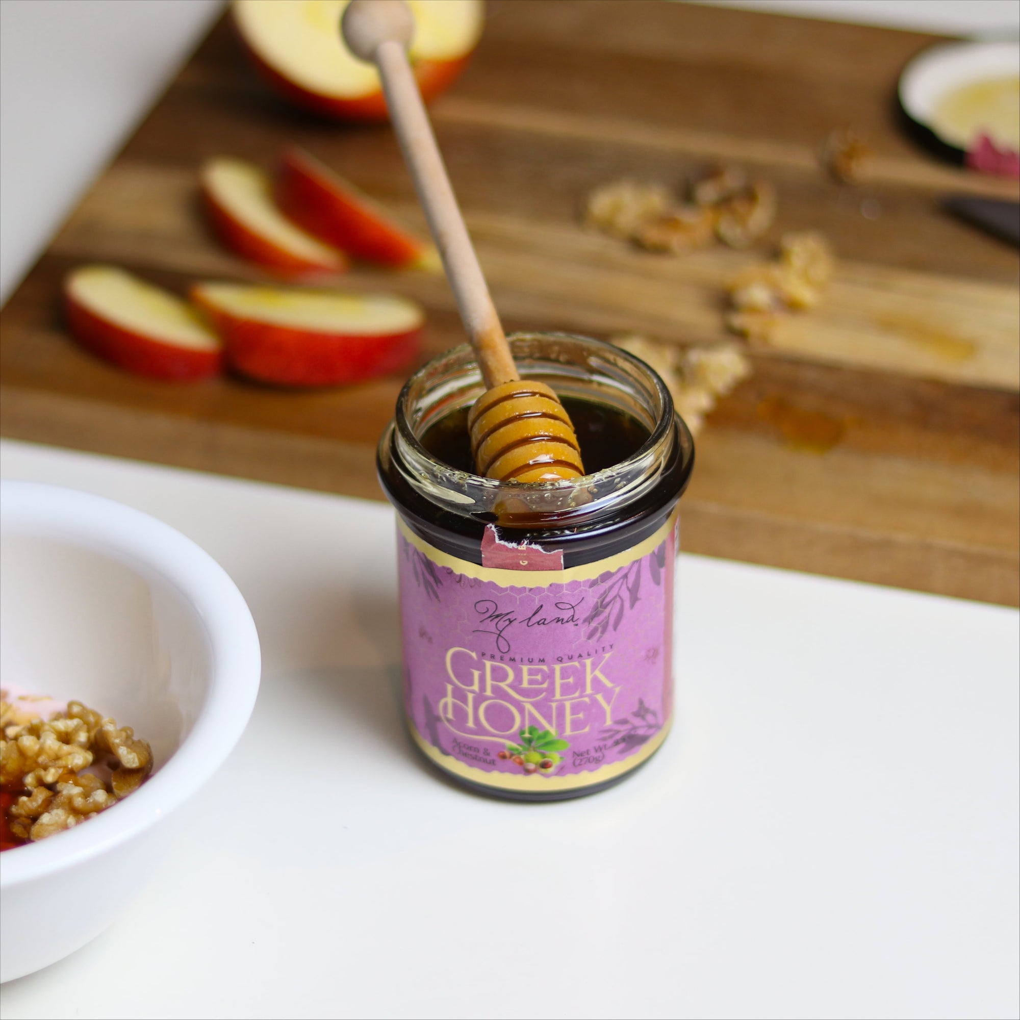 Acorn and Chestnut Greek Honey | My Land