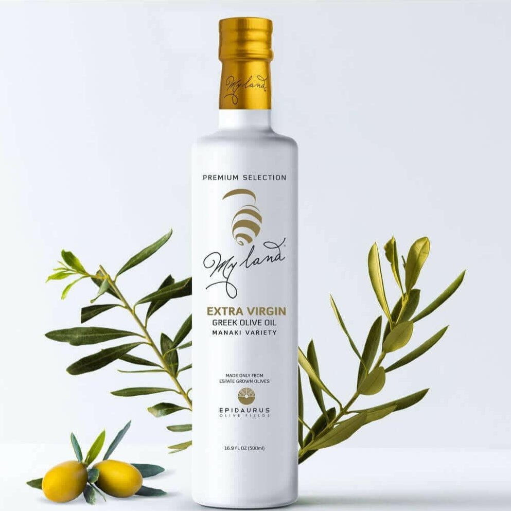 Buy - Best Extra Virgin Olive Oil | Glass Bottle | My Land  MY LAND