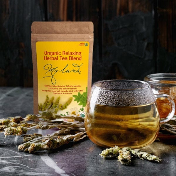My Land Greek Mountain Relaxing Tea from Mt Olympus  (50g/1.76oz) MY LAND