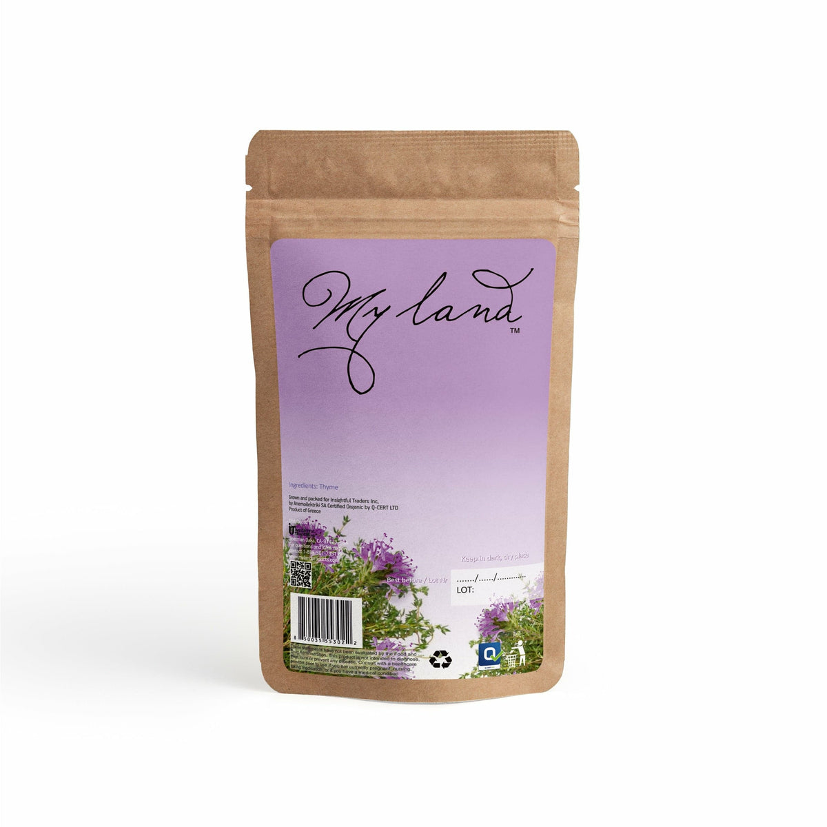 Organic Greek Thyme  from Mt Olympus (package info) | MY LAND