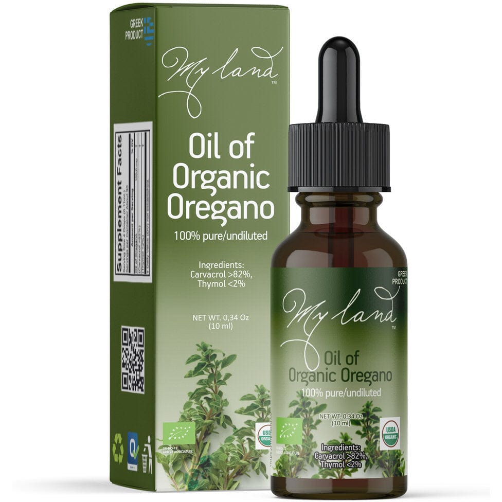 Organic Oil of Oregano, undiluted, 10ml | My Land